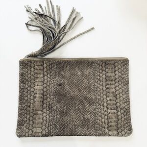 Monserat De Luca Demente leather Clutch